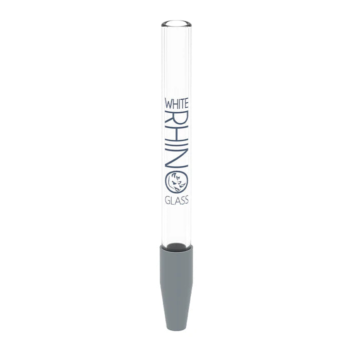 WHITE RHINO | Quartz Glass Dab Straw