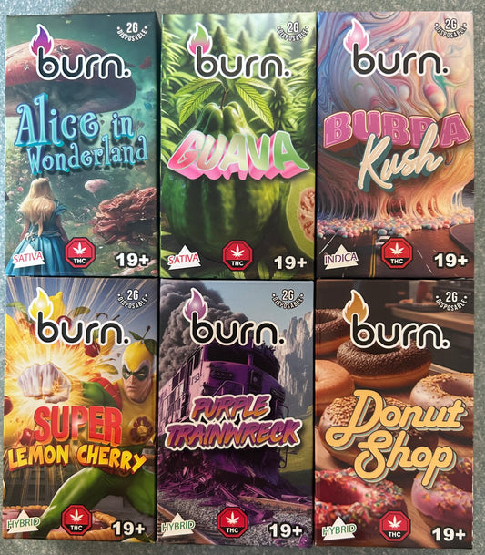 Burn 2g THC Vapes
