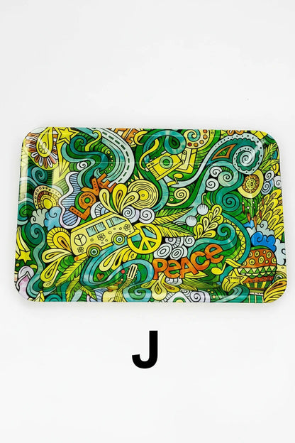 Small Graphic Rolling Tray