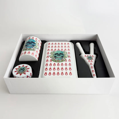 Smoking Skull Accessory Gift Set